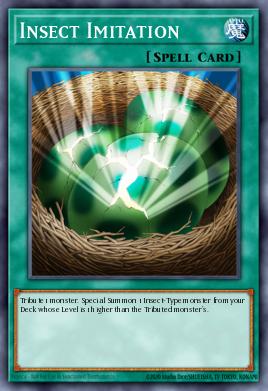 Insect Imitation Yu-Gi-Oh card