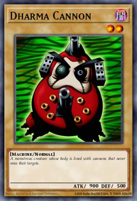Dharma Cannon Yu-Gi-Oh card