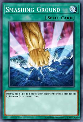 Smashing Ground Yu-Gi-Oh card