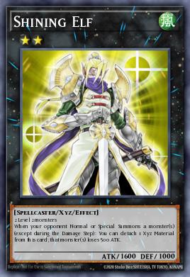 Shining Elf Yu-Gi-Oh card