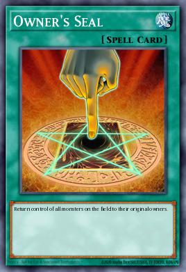 Owner's Seal Yu-Gi-Oh card
