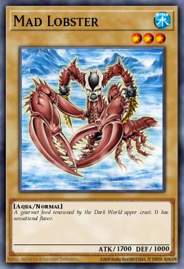 Mad Lobster Yu-Gi-Oh card