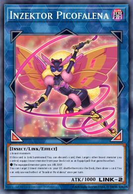 Inzektor Picofalena Yu-Gi-Oh card