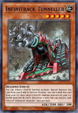 Infinitrack Tunneller Yu-Gi-Oh card
