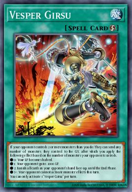 Vesper Girsu Yu-Gi-Oh card