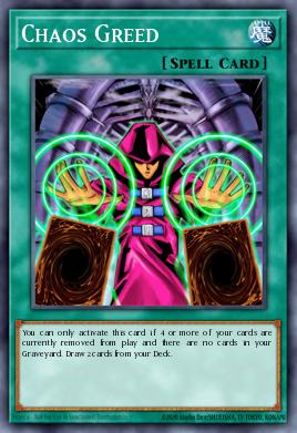 Chaos Greed Yu-Gi-Oh card