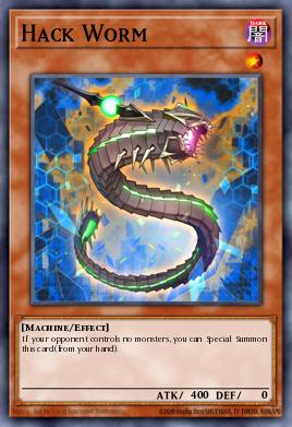 Hack Worm Yu-Gi-Oh card