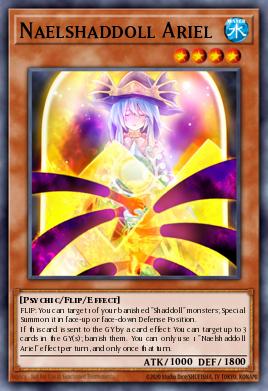 Naelshaddoll Ariel Yu-Gi-Oh card