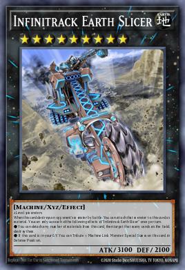 Infinitrack Earth Slicer Yu-Gi-Oh card