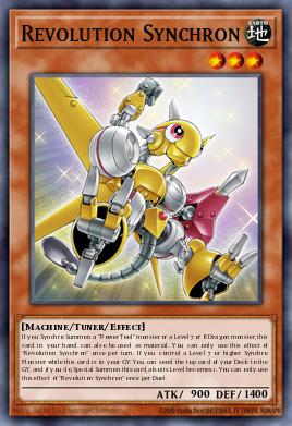 Revolution Synchron Yu-Gi-Oh card