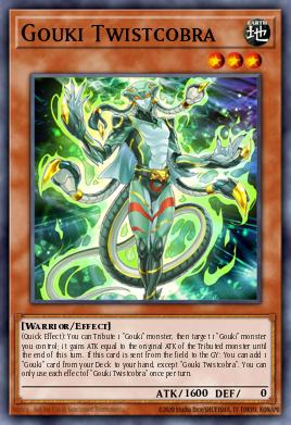 Gouki Twistcobra Yu-Gi-Oh card