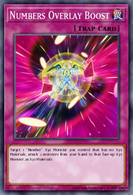 Numbers Overlay Boost Yu-Gi-Oh card