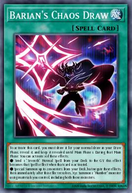 Barian's Chaos Draw Yu-Gi-Oh card