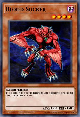 Blood Sucker Yu-Gi-Oh card