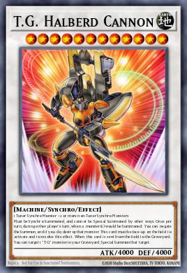 T.G. Halberd Cannon Yu-Gi-Oh card