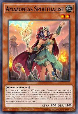 Amazoness Spiritualist Yu-Gi-Oh card