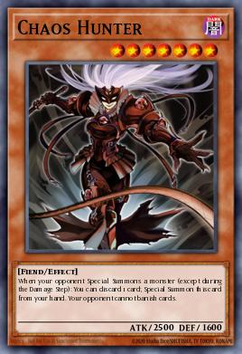 Chaos Hunter Yu-Gi-Oh card