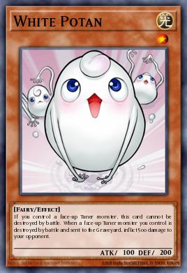 White Potan Yu-Gi-Oh card