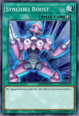 Synchro Boost Yu-Gi-Oh card