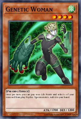 Genetic Woman Yu-Gi-Oh card