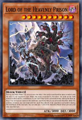 Lord of the Heavenly Prison Yu-Gi-Oh card