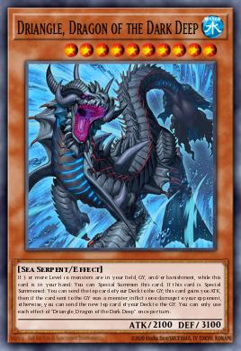 Driangle, Dragon of the Dark Deep Yu-Gi-Oh card