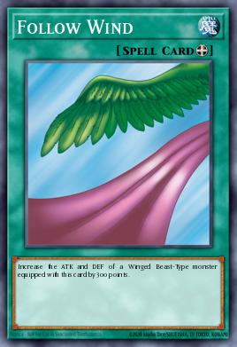 Follow Wind Yu-Gi-Oh card