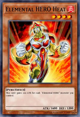Elemental HERO Heat Yu-Gi-Oh card