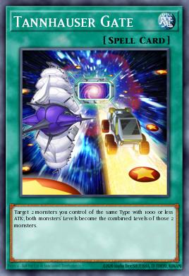 Tannhauser Gate Yu-Gi-Oh card
