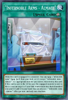 "Infernoble Arms - Almace" Yu-Gi-Oh card