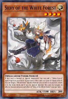 Silvy of the White Forest Yu-Gi-Oh card