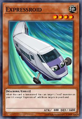 Expressroid Yu-Gi-Oh card
