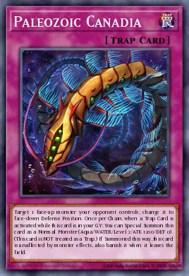 Paleozoic Canadia Yu-Gi-Oh card