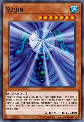 Suijin Yu-Gi-Oh card