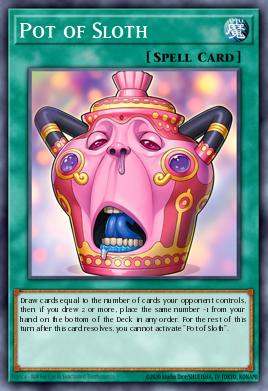 Pot of Sloth Yu-Gi-Oh card