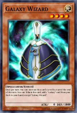 Galaxy Wizard Yu-Gi-Oh card