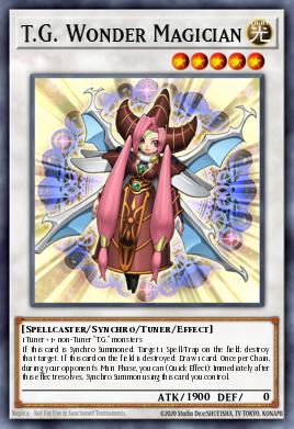 T.G. Wonder Magician Yu-Gi-Oh card