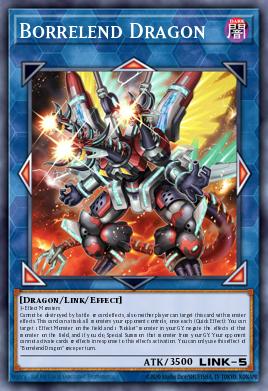 Borrelend Dragon Yu-Gi-Oh card