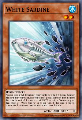 White Sardine Yu-Gi-Oh card
