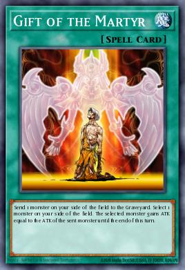Gift of the Martyr Yu-Gi-Oh card