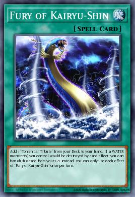 Fury of Kairyu-Shin Yu-Gi-Oh card