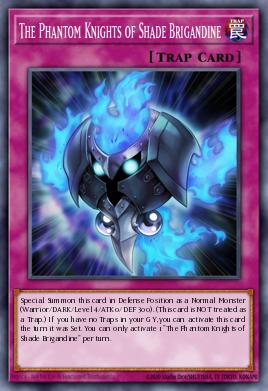 The Phantom Knights of Shade Brigandine Yu-Gi-Oh card