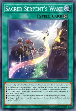 Sacred Serpent's Wake Yu-Gi-Oh card