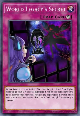 World Legacy's Secret Yu-Gi-Oh card