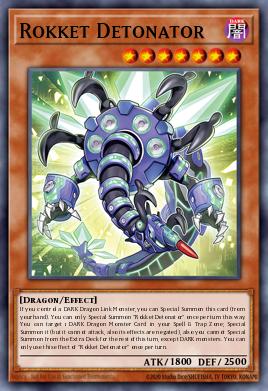 Rokket Detonator Yu-Gi-Oh card