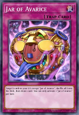 Jar of Avarice Yu-Gi-Oh card