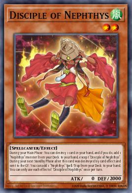 Disciple of Nephthys Yu-Gi-Oh card