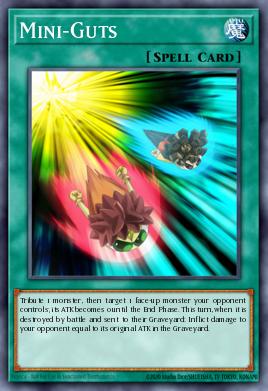 Mini-Guts Yu-Gi-Oh card