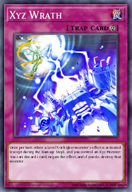 Xyz Wrath Yu-Gi-Oh card