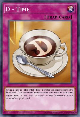 D - Time Yu-Gi-Oh card